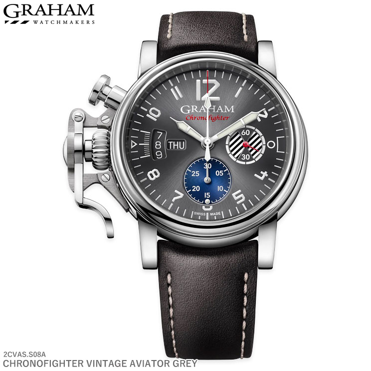 CHRONOFIGHTER VINTAGE AVIATOR GREY GRAMAH グラハム 腕時計 44MM （クロノファイター ヴィンテージ・アヴィエーター グレイ）