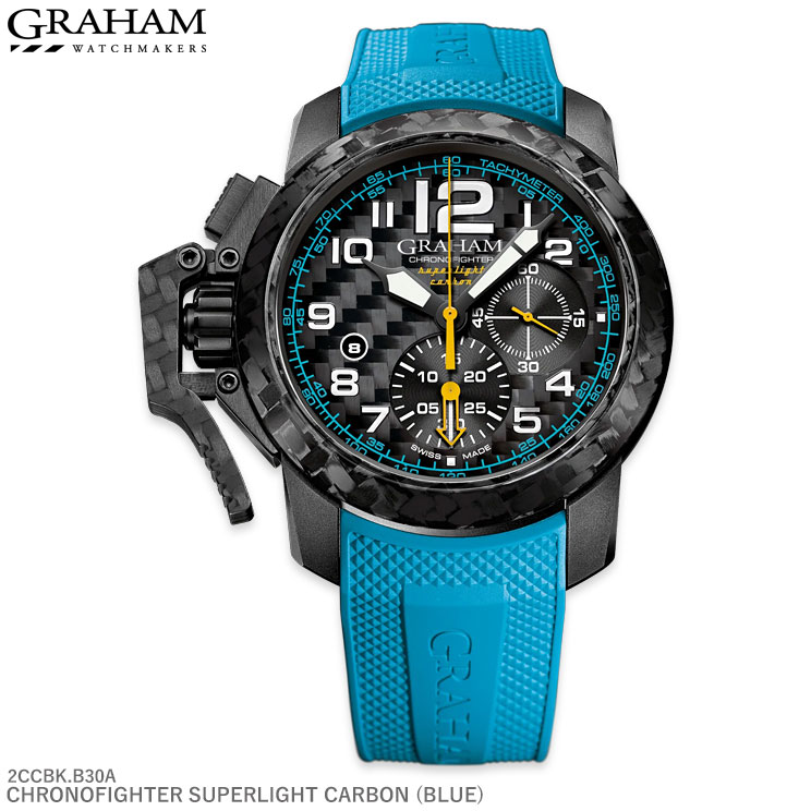 CHRONOFIGHTER SUPERLIGHT CARBON BLUE GRAMAH グラハム 腕時計 47MM （クロノファイター スーパーライト カーボン ブルー）
