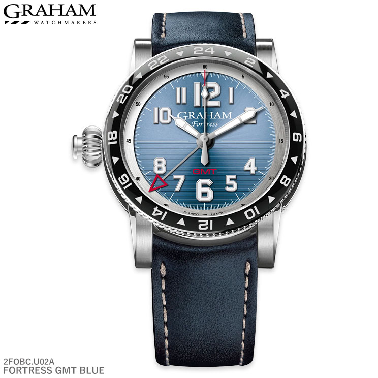 FORTRESS GMT BLUE GRAMAH グラハム 腕時計 44MM （フォートレス GMT ブルー）
